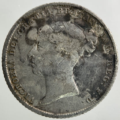 1846 Victoria Sixpence Silver Coin | Fine Collectable Grade