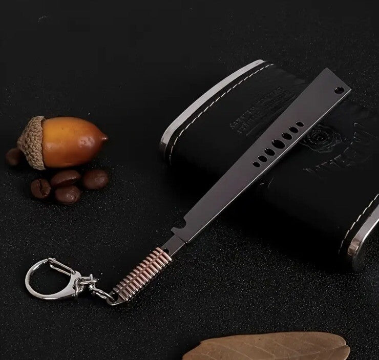 Mini Sword Weapon Knife Shaped Keyring Premium Keychain Gift UK