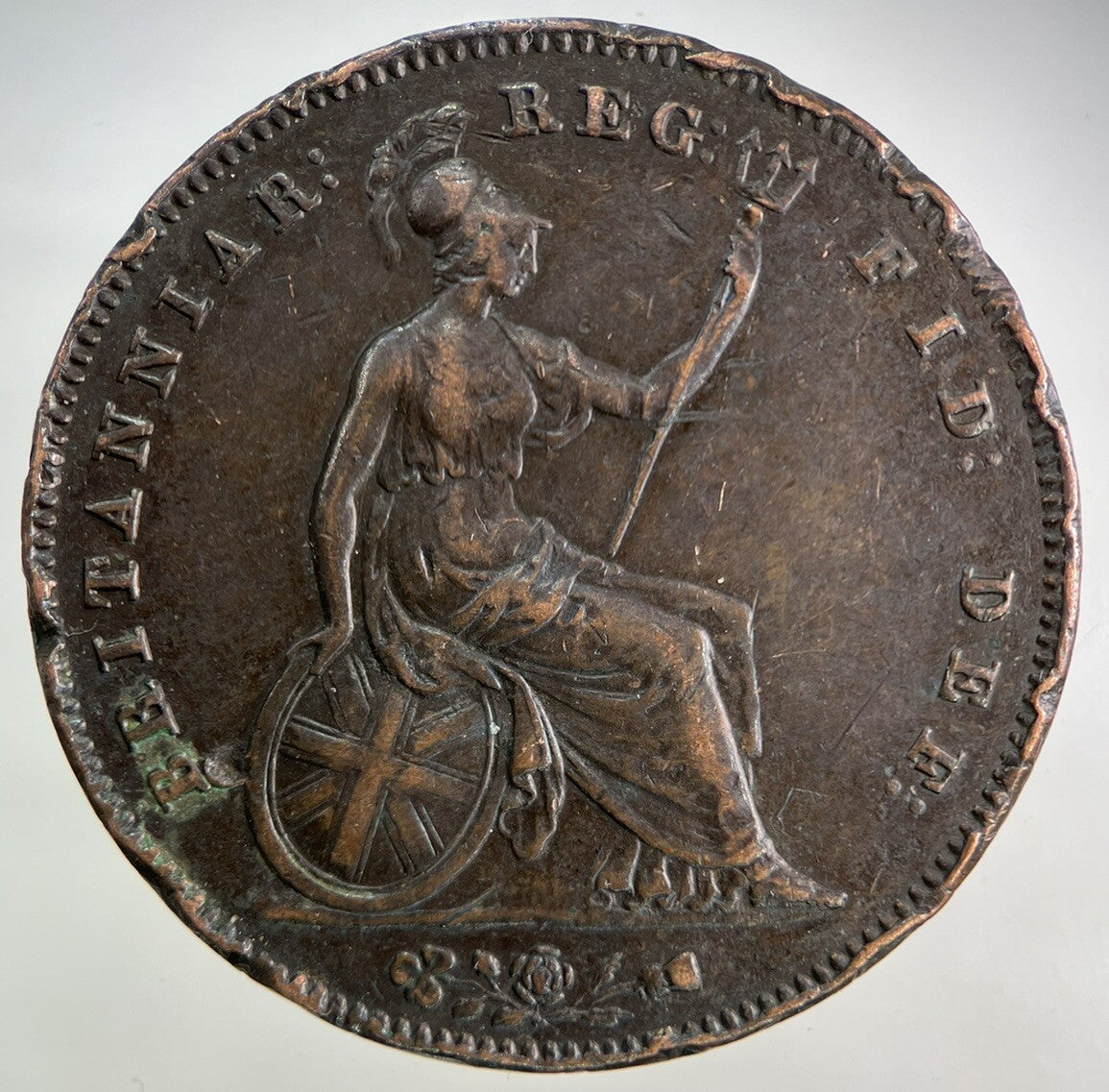 1854 Victoria One Penny Coin | Very High Grade