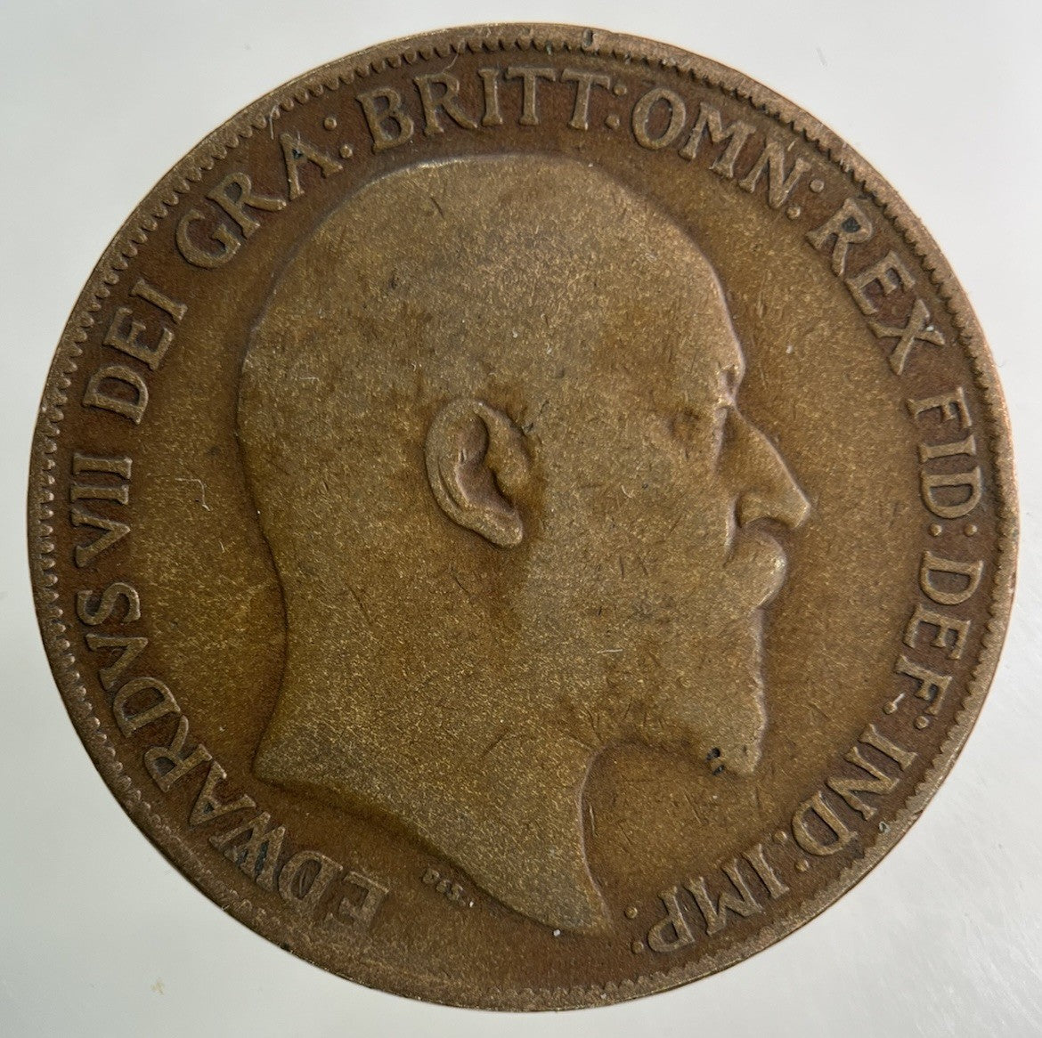 1908 Edward VII One Penny Coin | Fine Collectable Grade