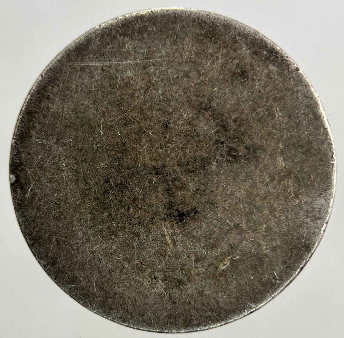 British Edward VII Sixpence Silver Coin | Worn Grade