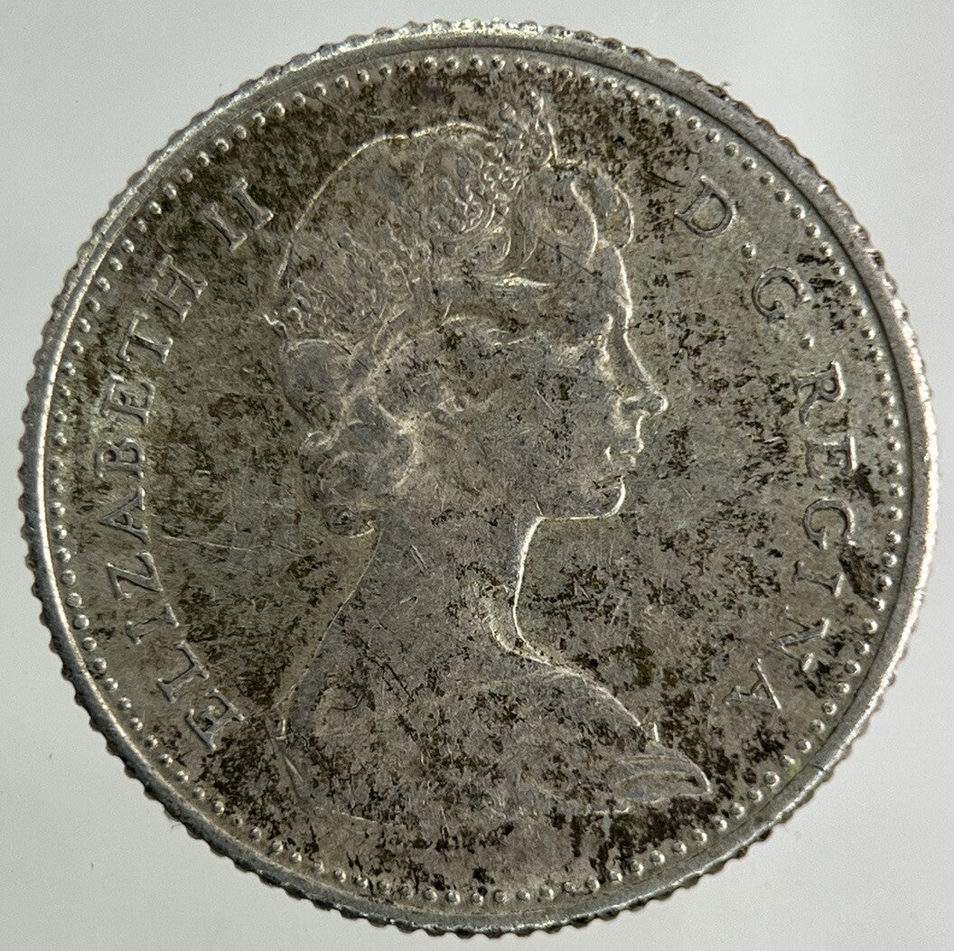 1966 Canada 10 Cents Silver Coin | Very High Grade