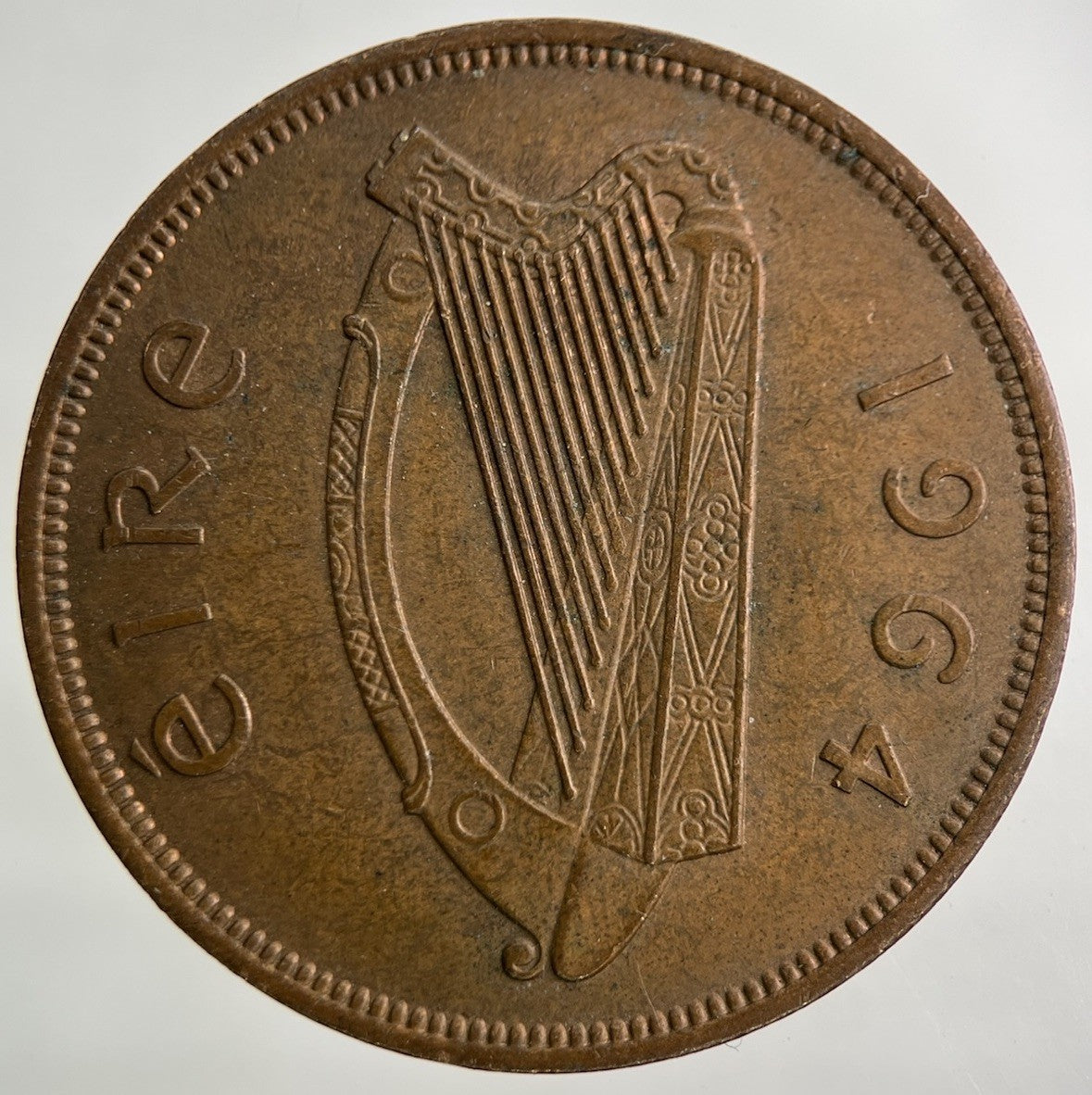 1964 Irish Ireland One Penny Coin | Very High Grade