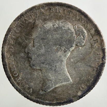 1838 Victoria Sixpence Silver Coin | Collectable Grade