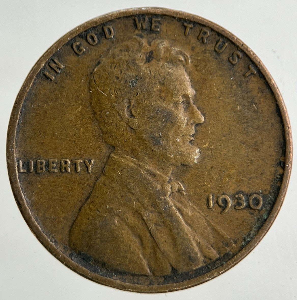 1930 US USA Wheat One Cent Coin | Fine Collectable Grade