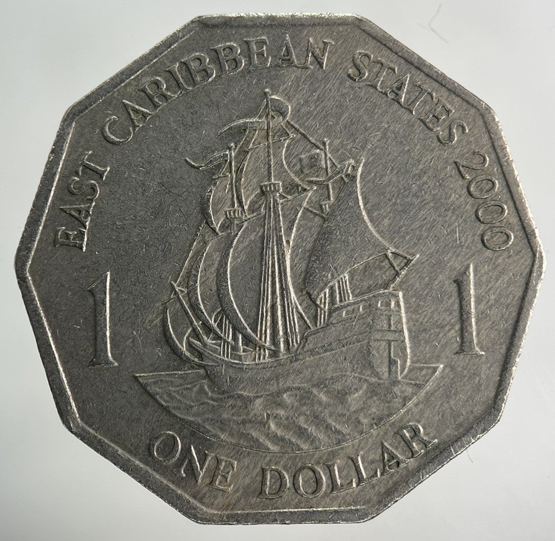 2000 East Caribbean States 1 Dollar Coin | Fine Collectable Grade
