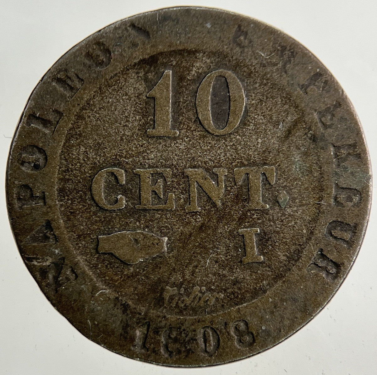 1808 France Napoleon 10 Centimes Coin | Collectable Grade