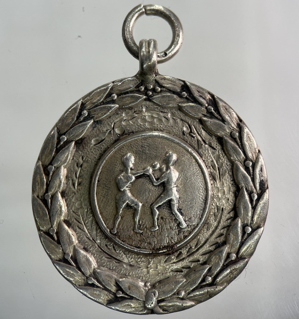 British Boxing Medal Silver Token Coin | Fine Collectable Grade