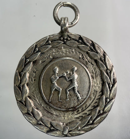 British Boxing Medal Silver Token Coin | Fine Collectable Grade