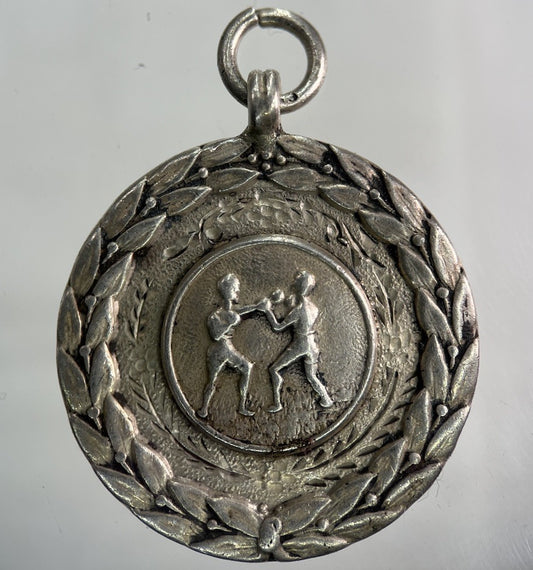British Boxing Medal Silver Token Coin | Fine Collectable Grade