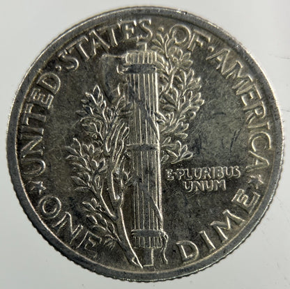 1941 US USA Mercury Dime Silver Coin | Fine Collectable Grade
