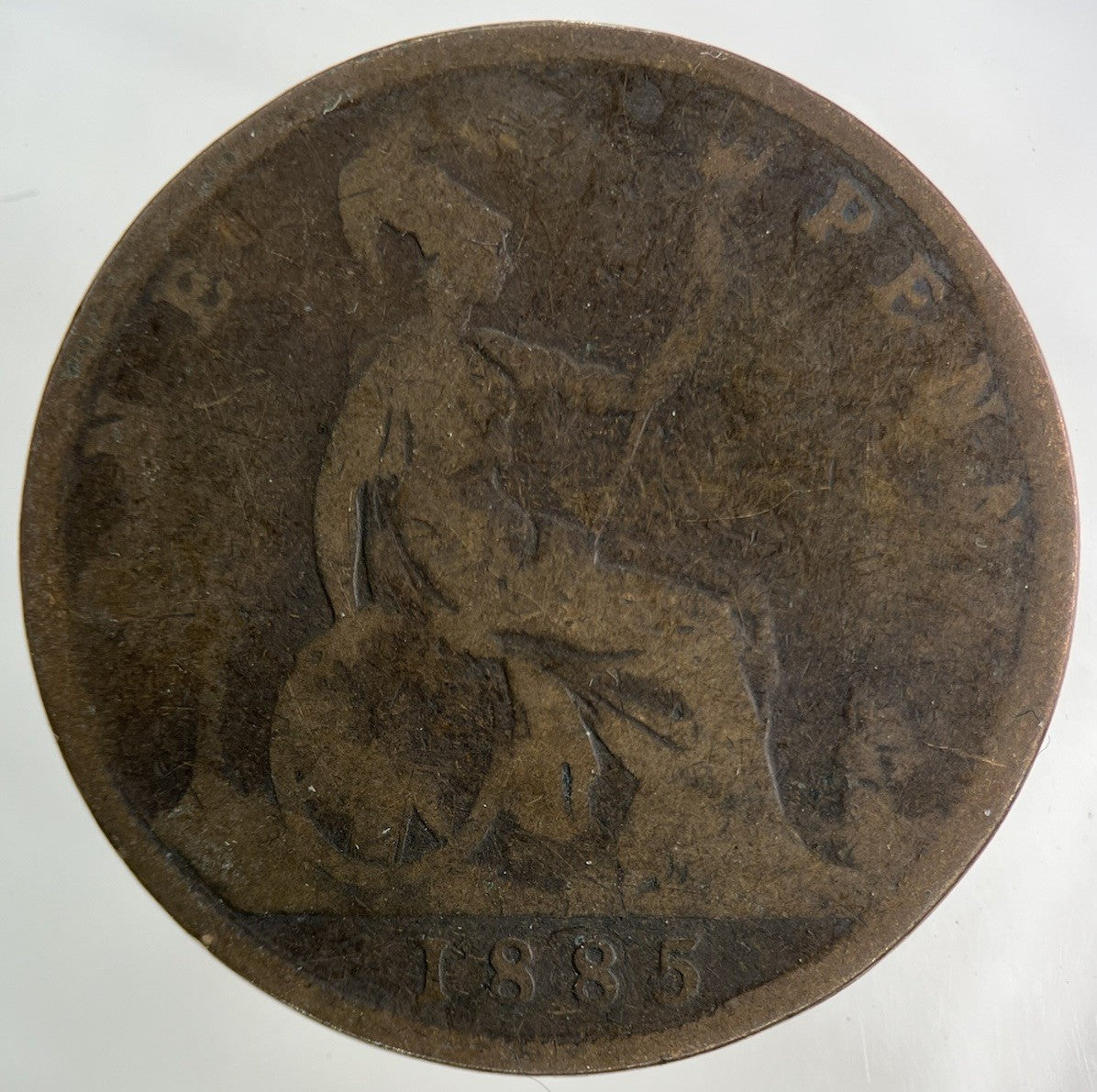 1885 Victoria One Penny Coin | Collectable Grade