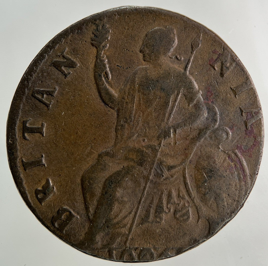 1696 William III 3rd Half - Penny Coin | Very High Grade