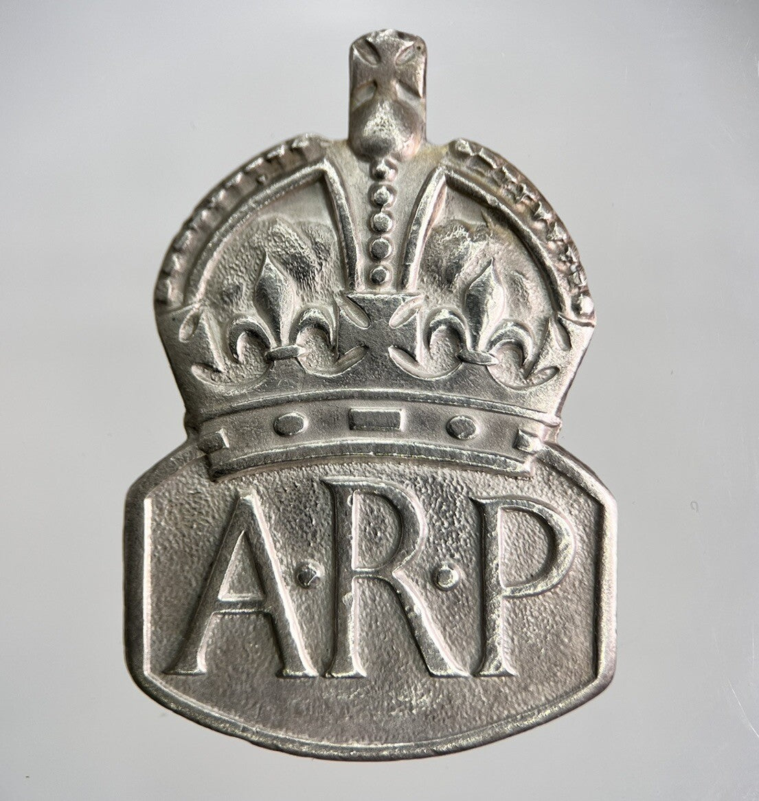 Old A - R - P Badge British Sterling Silver Coin Medal | Collectable Grade