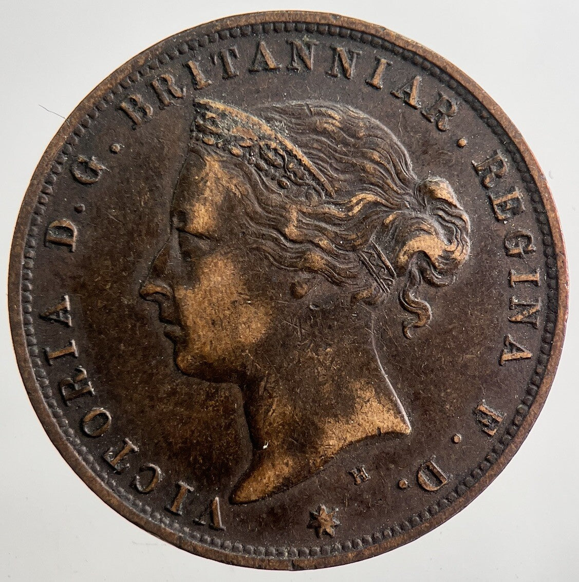 1877 Jersey 1/24th One - Twenty - Fourth - Shilling Coin | Collectable Grade | a7479
