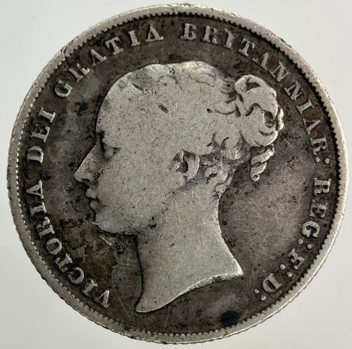 1853 Victoria Shilling Silver Coin | Collectable Grade