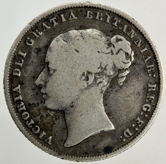 1853 Victoria Shilling Silver Coin | Collectable Grade