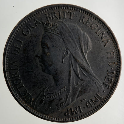 1901 Victoria Half - Penny Coin | Very High Grade
