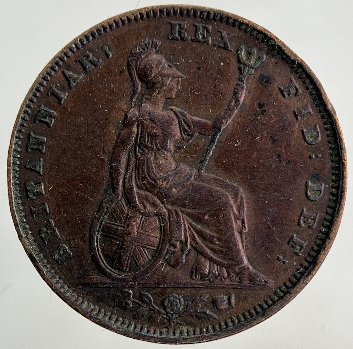 1826 George IV Farthing Coin | Very High Grade