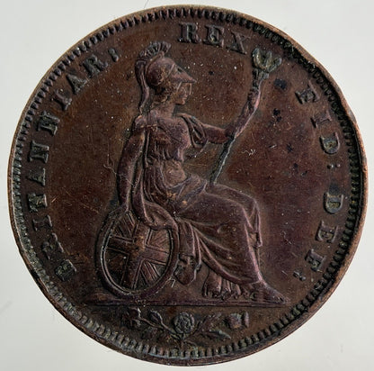 1826 George IV Farthing Coin | Very High Grade