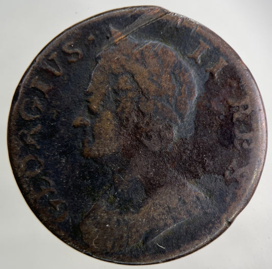 1751 George II 2nd Half - Penny Coin | Collectable Grade