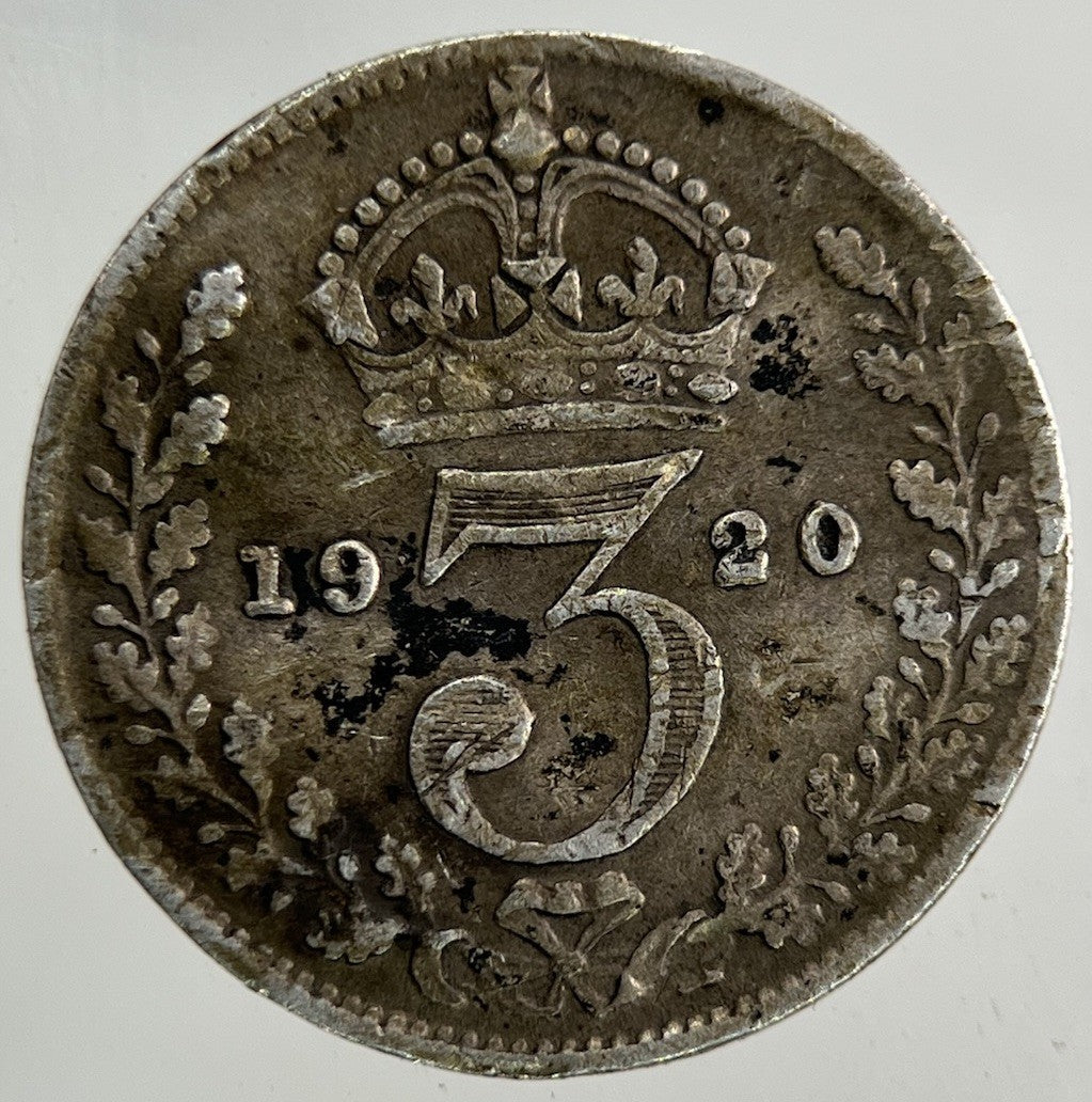 1920 George V Threepence Silver Coin | Collectable Grade