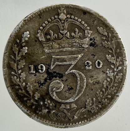 1920 George V Threepence Silver Coin | Collectable Grade