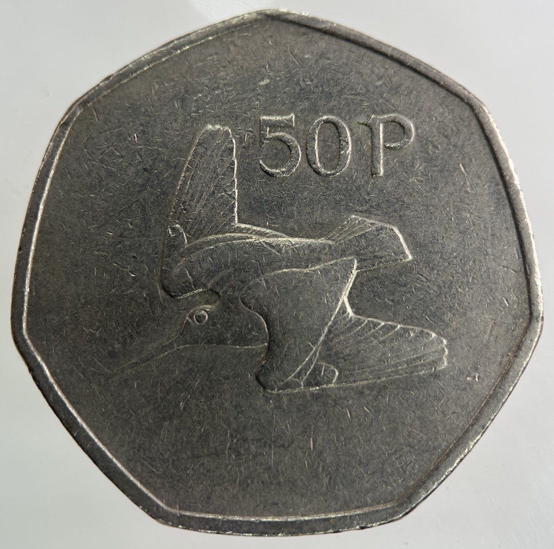 1983 Irish Ireland 50p Fifty Pence Coin | Fine Collectable Grade