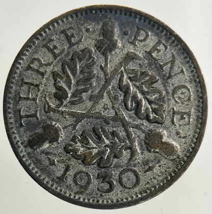 1930 George V Threepence Silver Coin | Collectable Grade