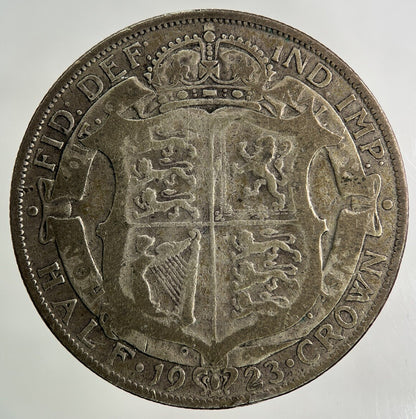 1923 George V Half - Crown Silver Coin | Collectable Grade