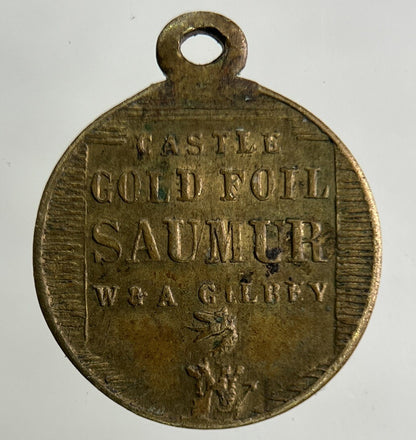 Castle Gold Foil Saumur Medal Token Coin | Fine Collectable Grade