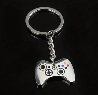 Metal Video Game Controller Gaming Shaped Keyring Premium Keychain Gift UK
