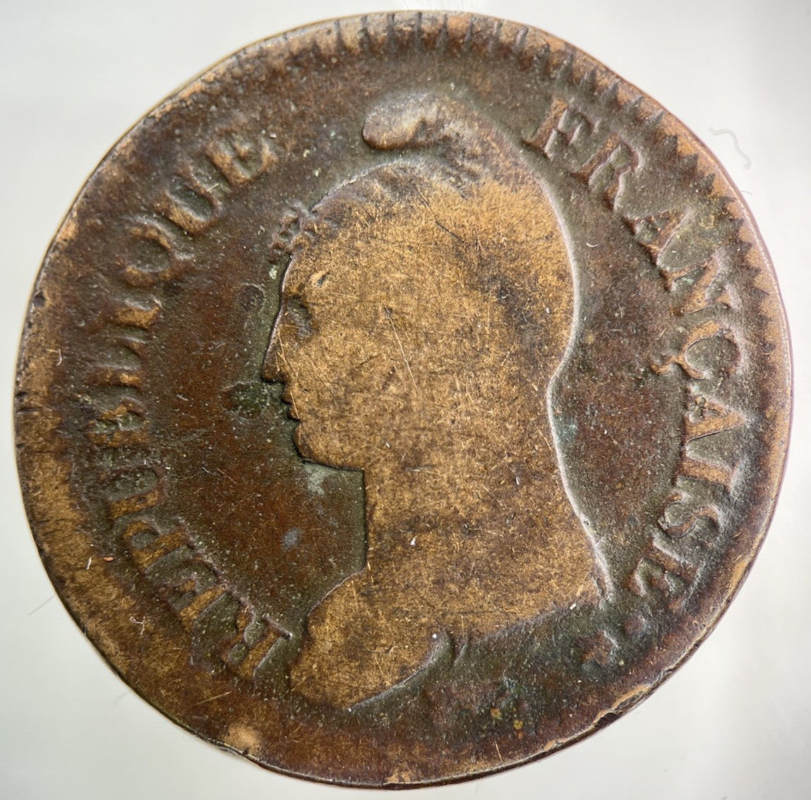France Un Decime L’an 8 AA Coin | Collectable Grade