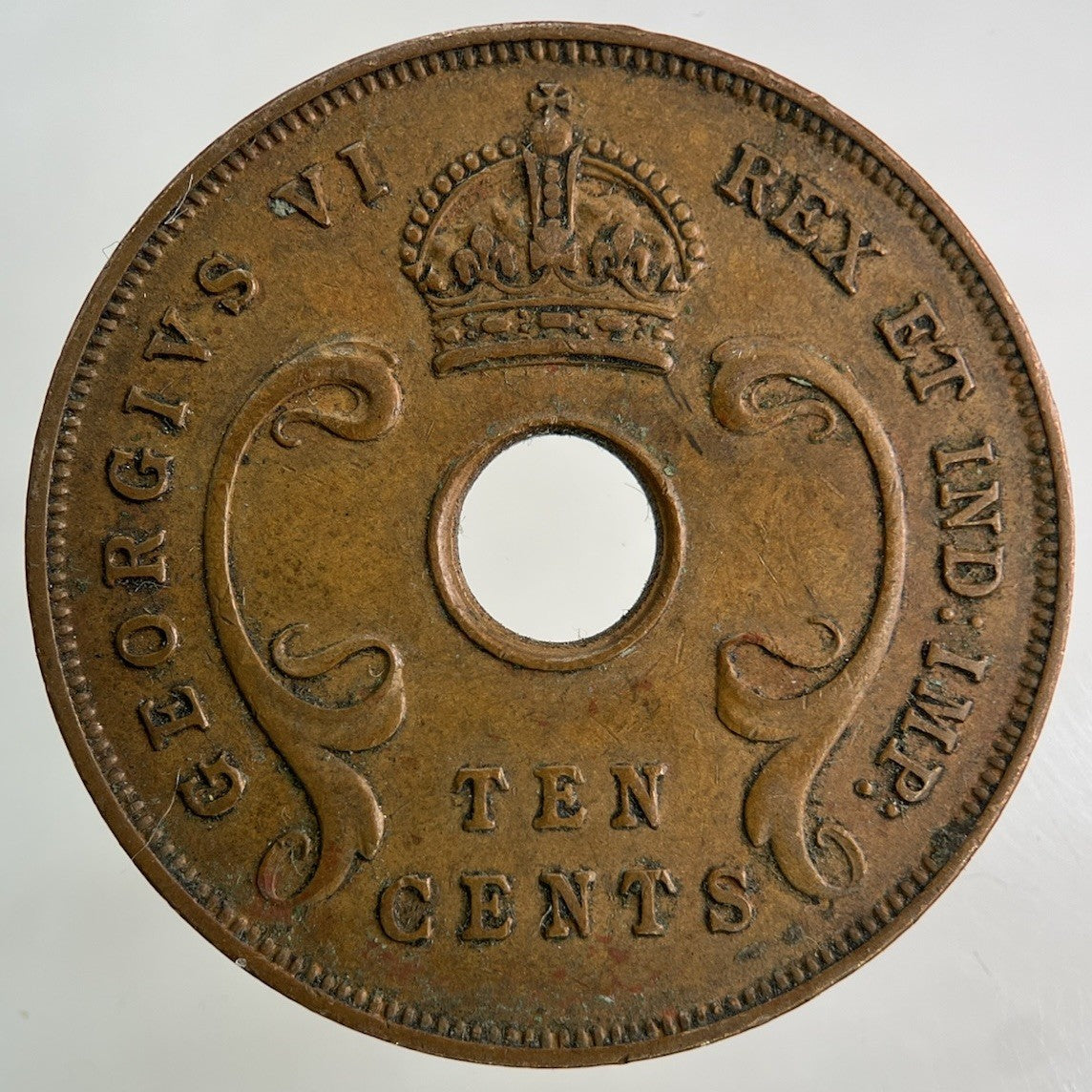1942 East Africa 10 Cents Coin | Very High Grade