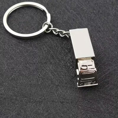 Mini Metal Heavy Lorry Truck Driver Keyring Premium Keychain Gift UK