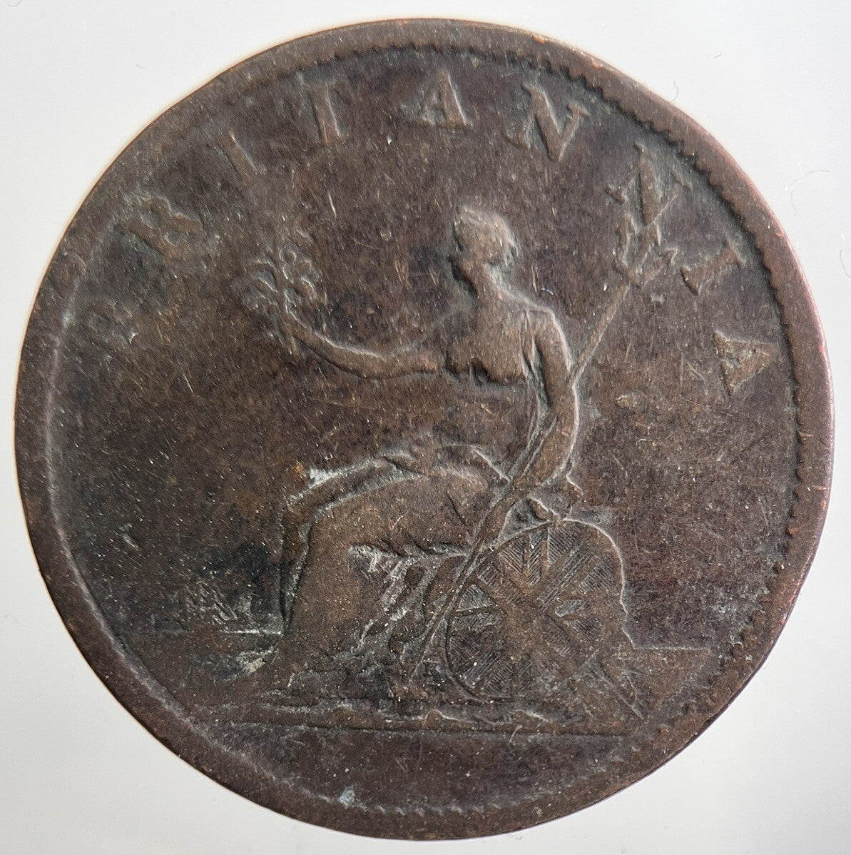1807 George 3rd III Half - Penny British Coin | Collectable Grade | a3357