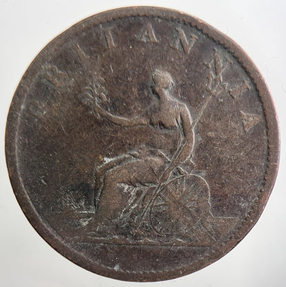 1807 George 3rd III Half - Penny British Coin | Collectable Grade | a3357