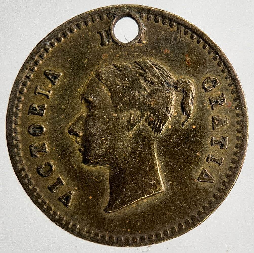 British Queen Victoria Cratia Medal | Fine Collectable | a6957