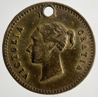 British Queen Victoria Cratia Medal | Fine Collectable | a6957