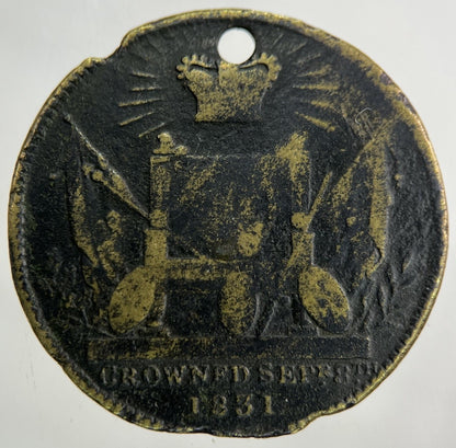 1831 British William IV Coronation Token Coin | Collectable Grade