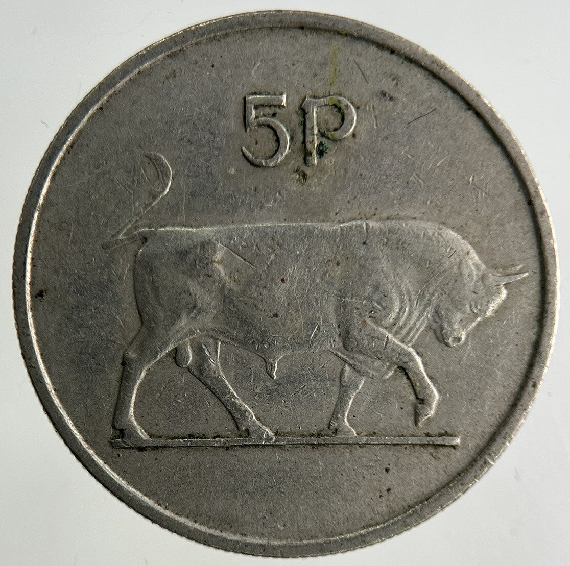 1971 Irish 5p Five - Pence Coin | Fine Collectable Grade