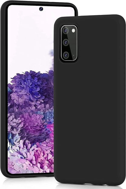 Samsung Galaxy S20 Black Bumper Silicone Shockproof Protective Case