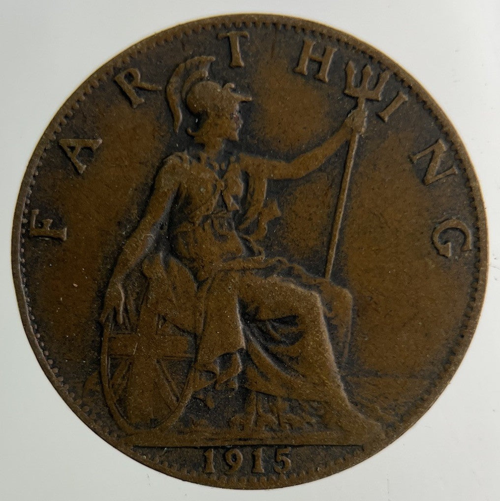 1915 George V Farthing Coin | Collectable Grade