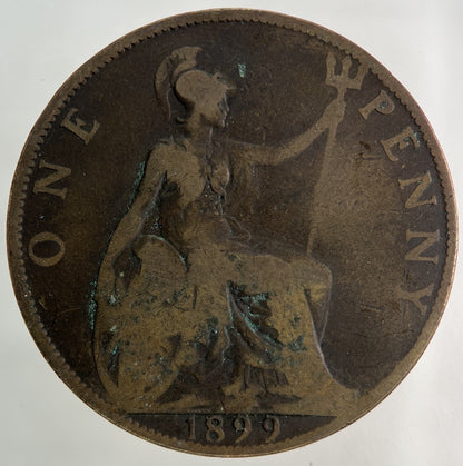 1899 Victoria One Penny Coin | Collectable Grade