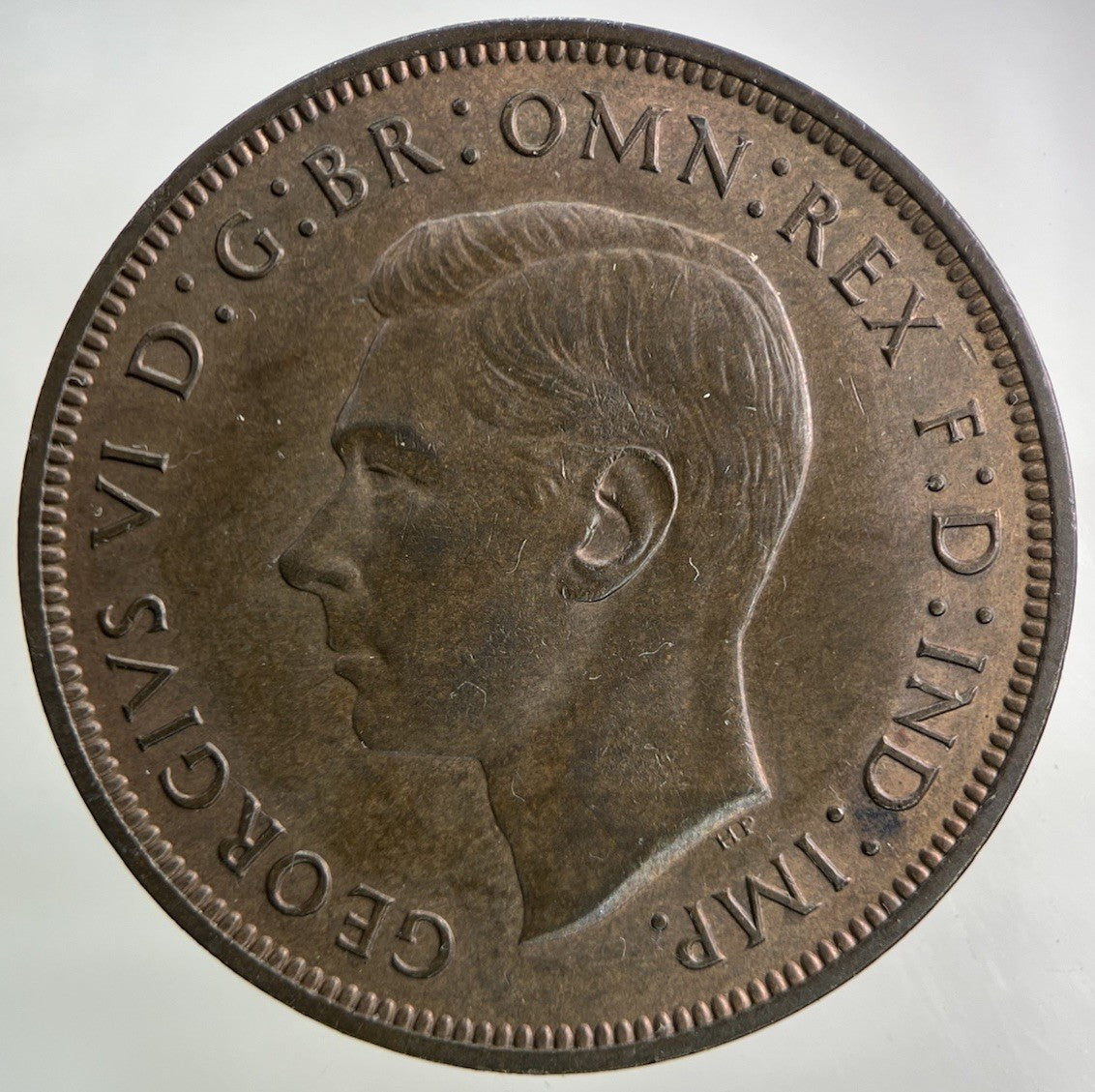 1939 George VI Penny Coin | Very High Grade