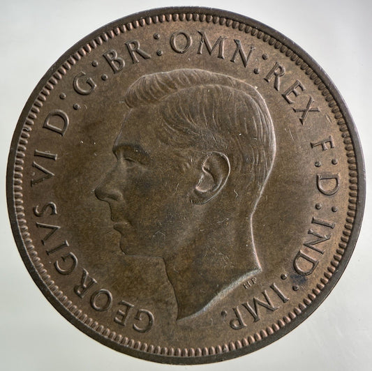 1939 George VI Penny Coin | Very High Grade