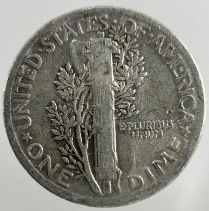 1925 US USA Mercury Dime Silver Coin | Collectable Grade