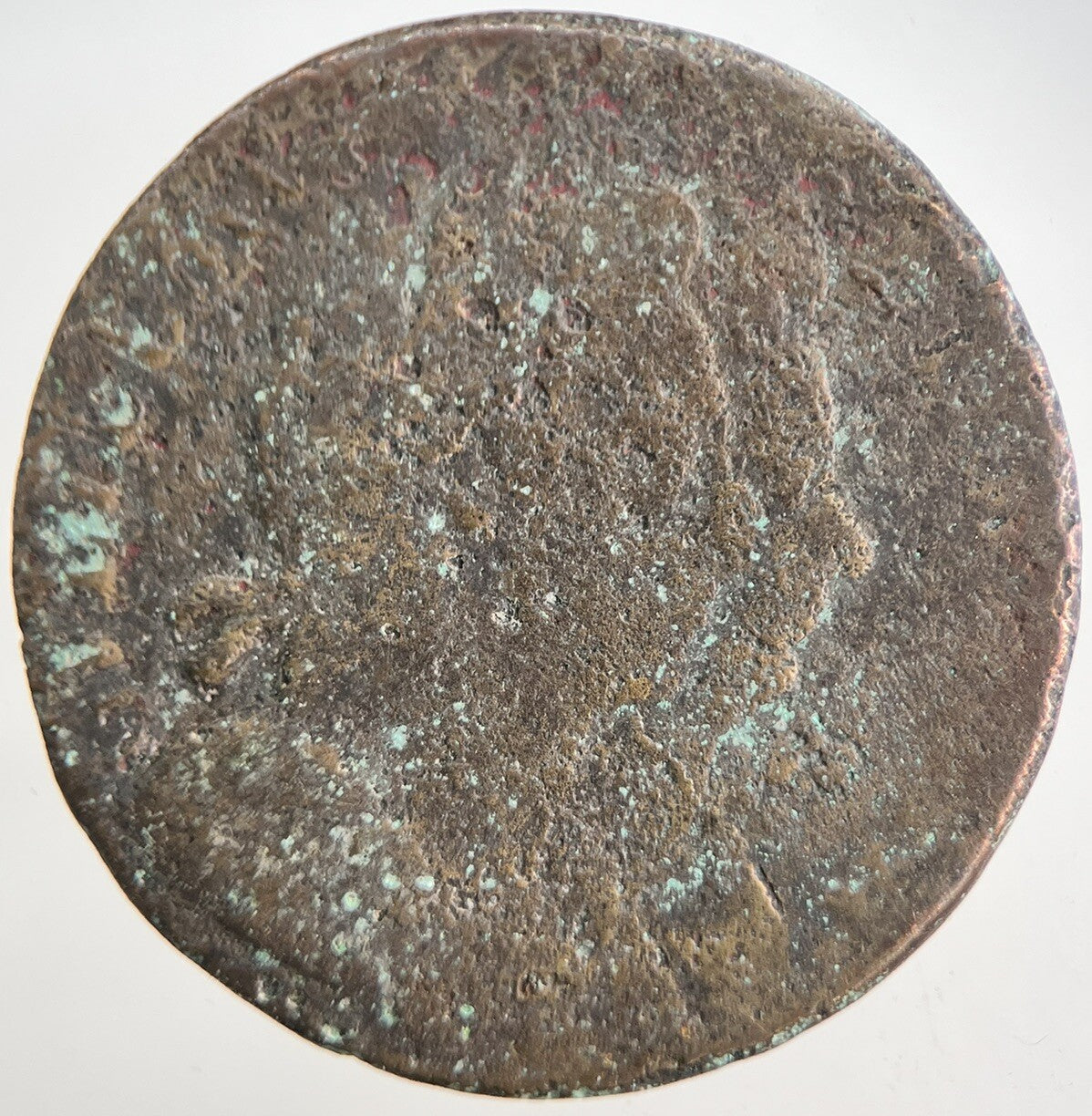 British William III 3rd & Mary Half - Penny Coin | Fair Grade | a5741