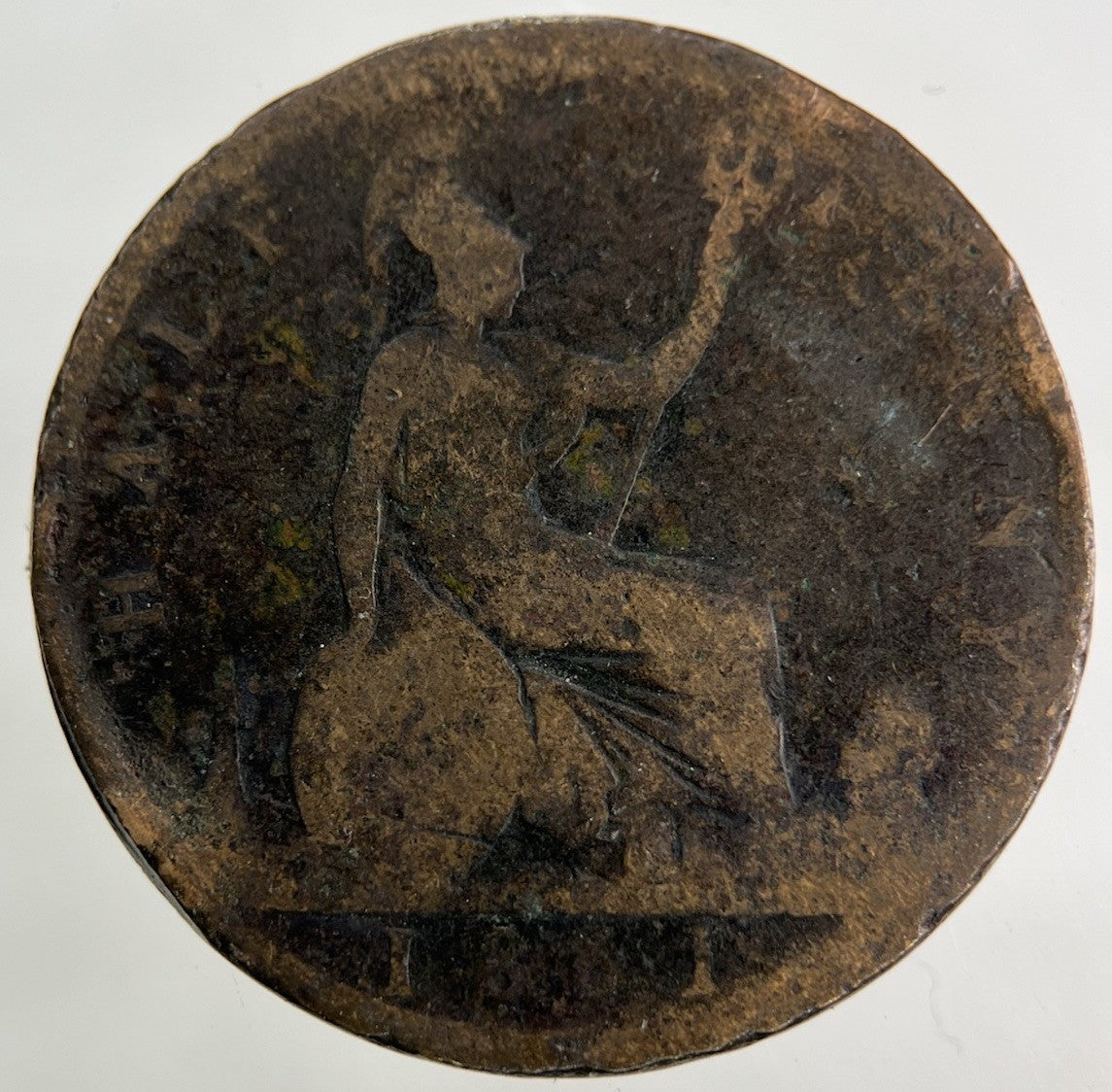 1861 Victoria Half - Penny Coin | Fair Grade