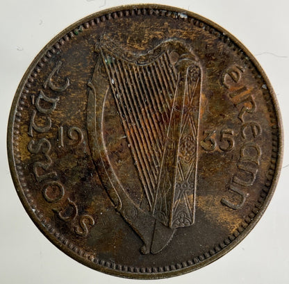 1935 Irish 1/4d Farthing Coin | Very High Grade